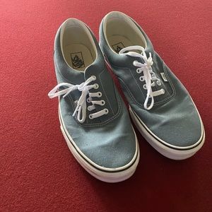 Mens Blue Vans Size 15-In Great Shape-Worn 3 Times